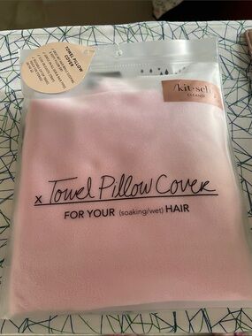 Kitsch Pink Towel Pillow Cover